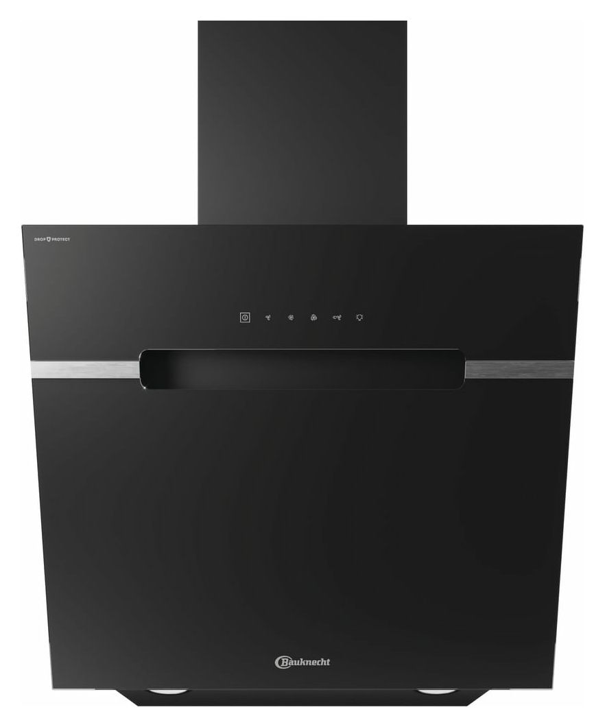BHVS61FLTDPK Abluft/Umluft Dunstabzugshaube/Esse Wand 60 cm (Schwarz) 