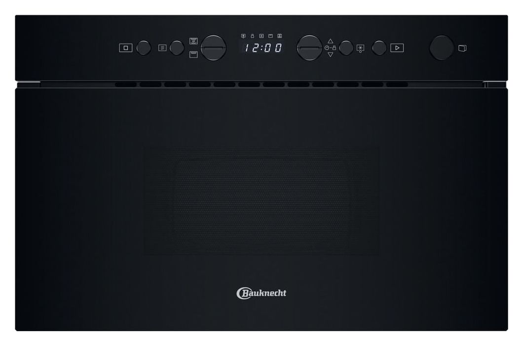 BMN14BK Einbau-Mikrowelle 750 W Größe: mittel 4 Stufen Grill (Schwarz) 