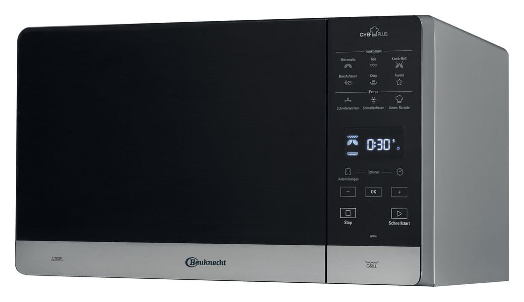MW45SL Standgeräte Solo 800 W Größe: mittel 6 Stufen Grill  (Schwarz, Silber) 