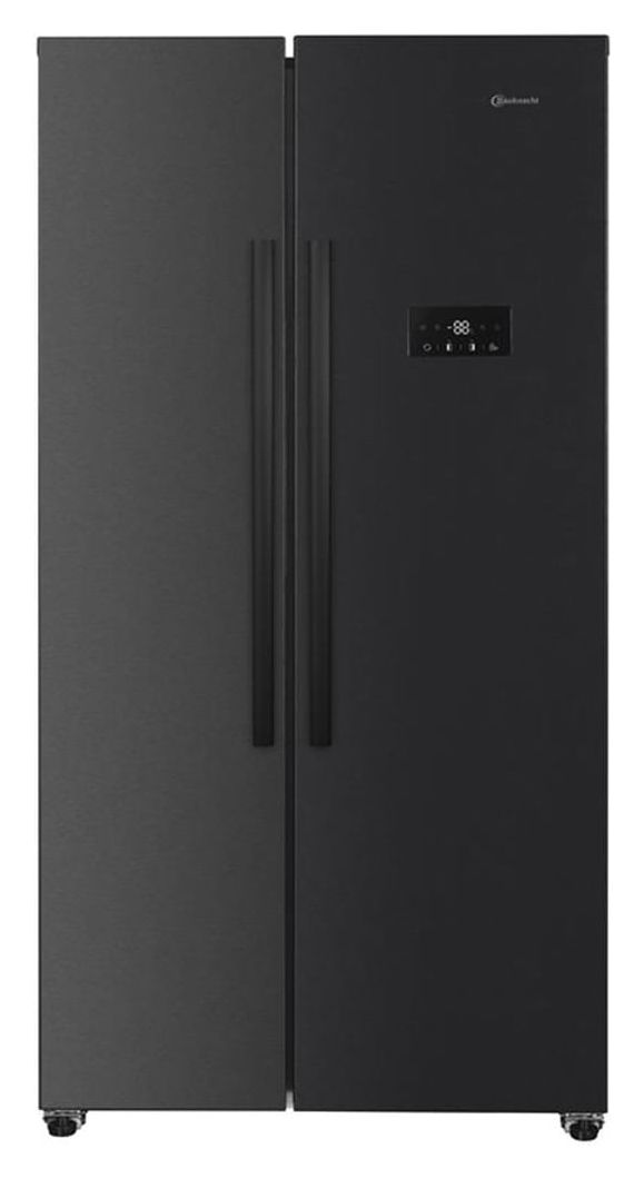 SBSC90BL Side-by-Side Kühl-/ Gefrierkombination 347 l / 185 l 200 kWh NoFrost 1770 mm x 910 mm  (Schwarz) 