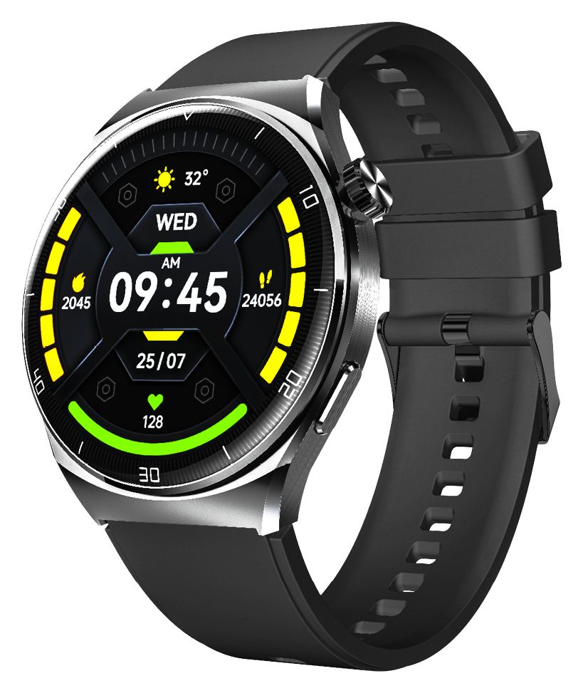 401 Smartwatch Rund IP67  (Silber) 