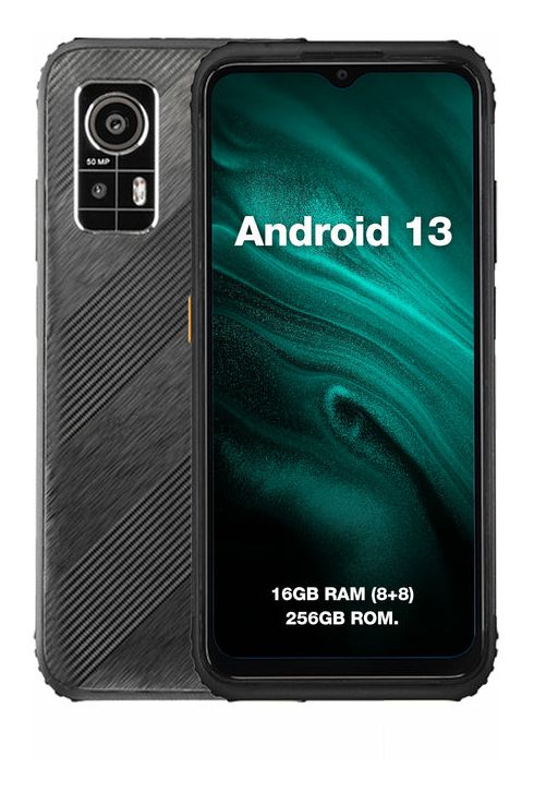 H6 256 GB 4G Smartphone 16,7 cm (6.5 Zoll) 1,6 GHz Android 50 MP Dual Kamera Dual Sim (Schwarz) 