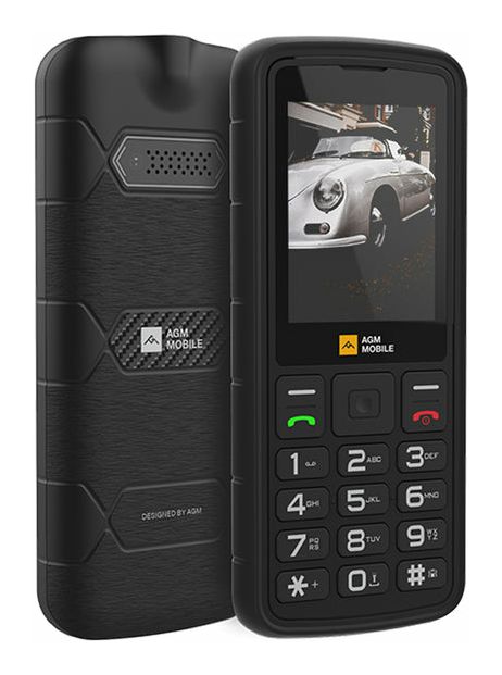 M9 4G Smartphone 6,1 cm (2.4 Zoll Dual Sim (Schwarz) 