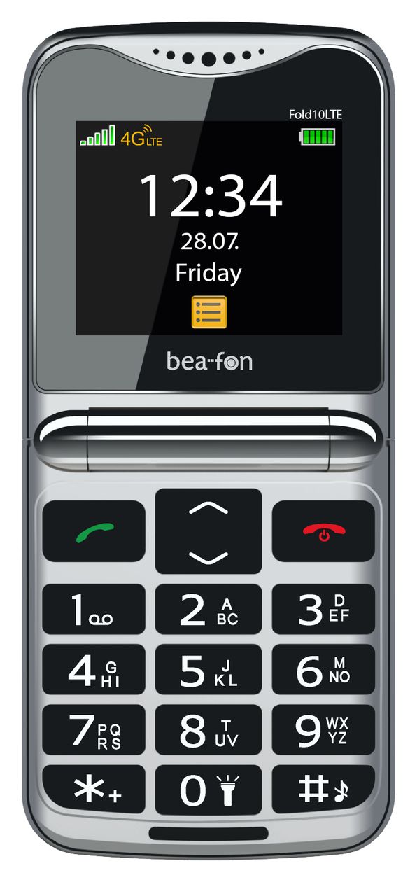 Fold 10 4G Smartphone 5,59 cm (2.2 Zoll) Single SIM  (Schwarz, Silber) 