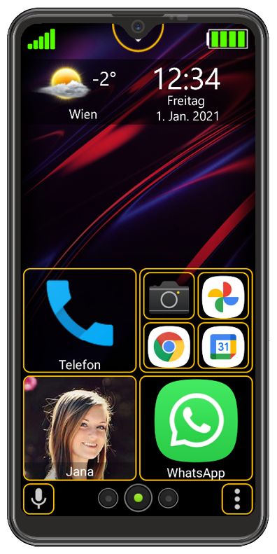 M6s 4G Smartphone 15,9 cm (6.26 Zoll) 32 GB 1,8 GHz Android 13 MP Dreifach Kamera Dual Sim (Schwarz) 