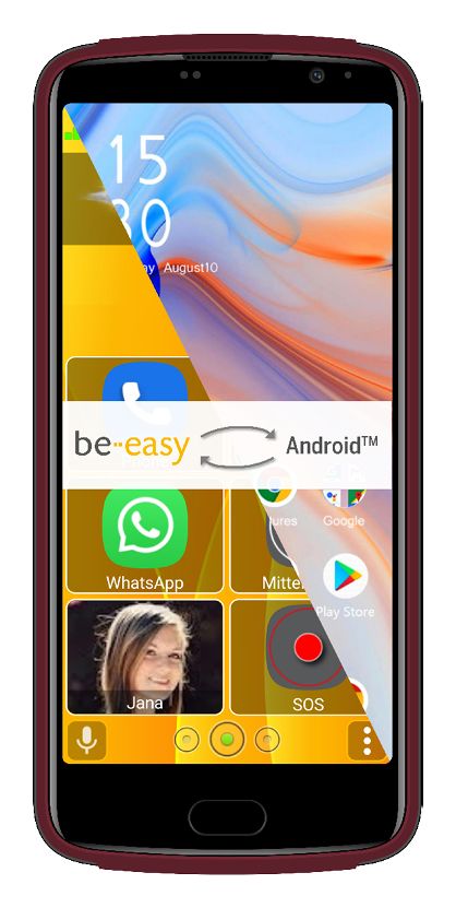 M7 Lite premium 32 GB 4G Smartphone 14 cm (5.5 Zoll) Android 13 MP Einzelne Kamera Kamera Single SIM (Rot) 