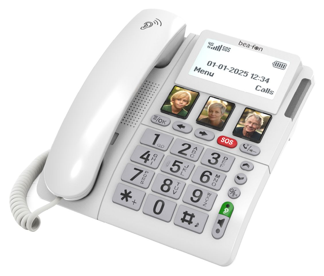 ML10 LTE Analoges Telefon  (Weiß) 