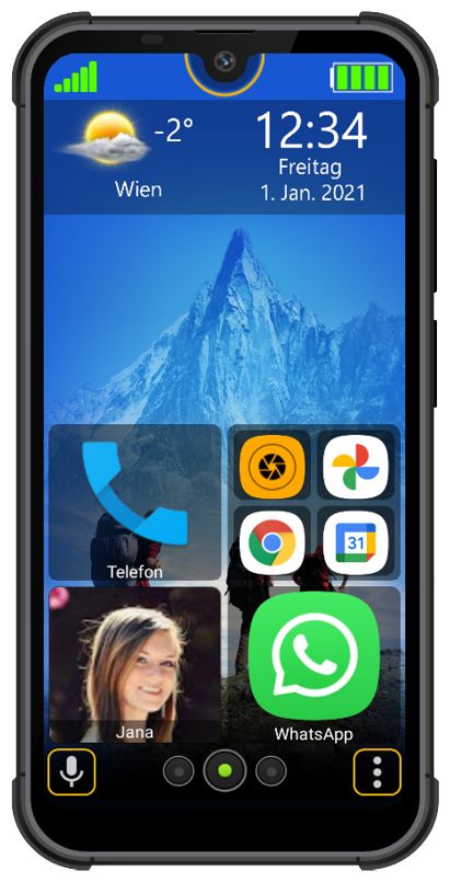 MX1 128 GB 4G Smartphone 14,5 cm (5.7 Zoll) 1,8 GHz Android 13 MP Einzelne Kamera Kamera Dual Sim (Schwarz) 