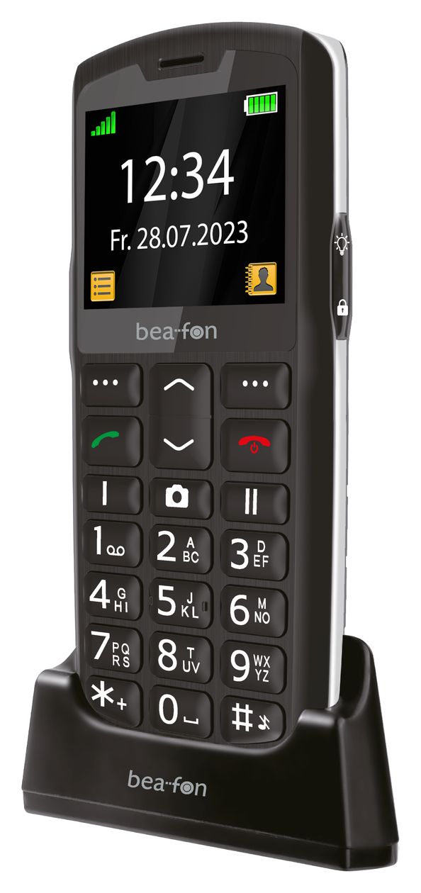 SL260 2G Smartphone 5,59 cm (2.2 Zoll) Single SIM (Schwarz, Silber) 