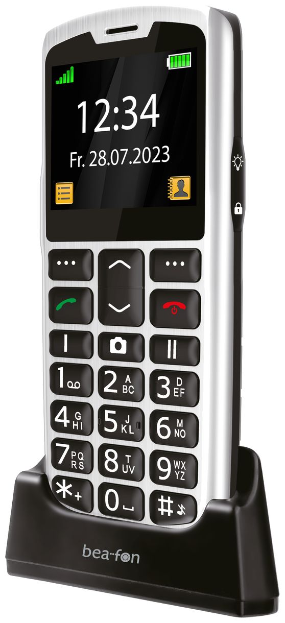 SL260 2G Smartphone 5,59 cm (2.2 Zoll) Single SIM (Schwarz, Silber) 