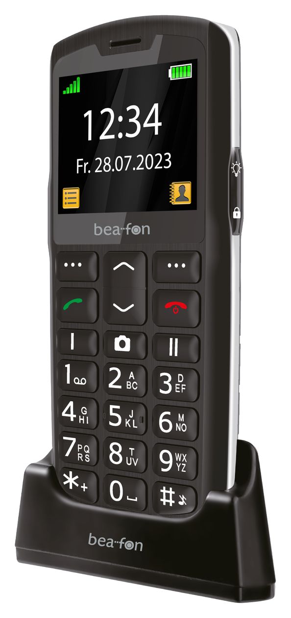 SL260 4G Smartphone 5,59 cm (2.2 Zoll) Single SIM  (Schwarz, Silber) 