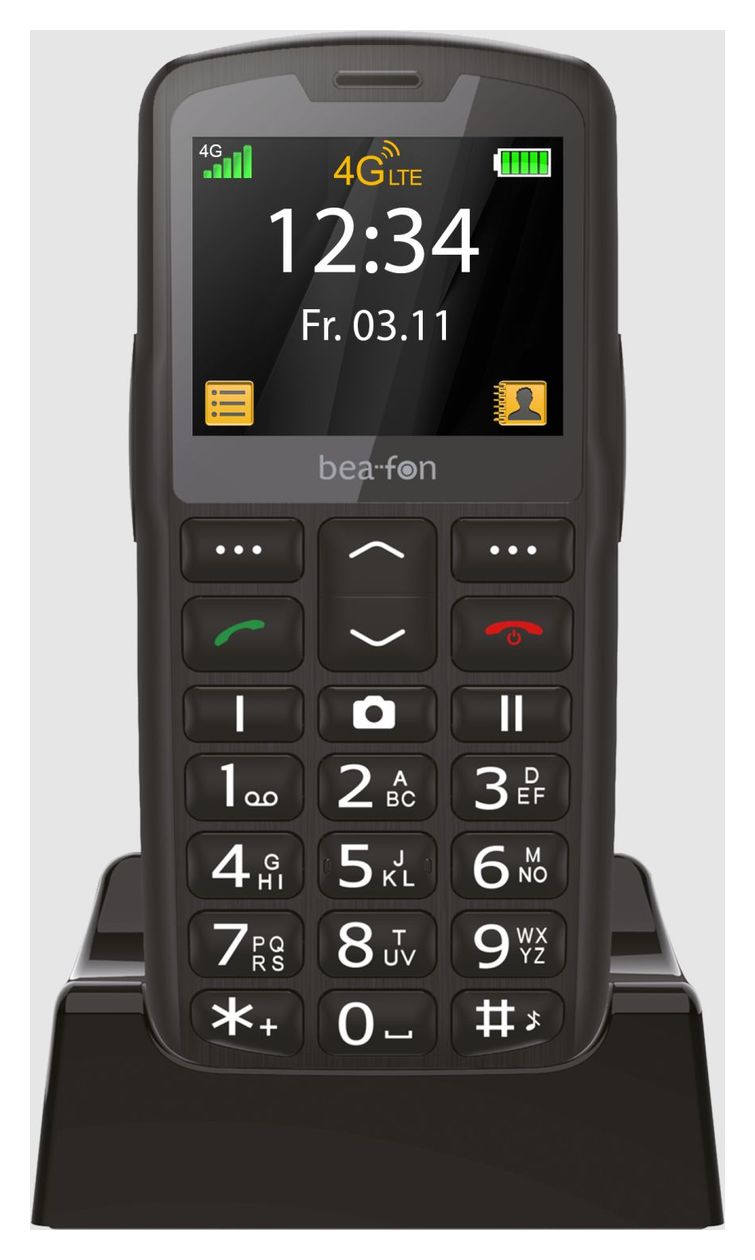 SL260 4G Smartphone 5,59 cm (2.2 Zoll) Single SIM  (Schwarz, Silber) 