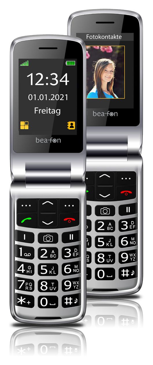 SL645 Smartphone 7,11 cm (2.8 Zoll) 3 MP Single SIM (Schwarz, Silber) 
