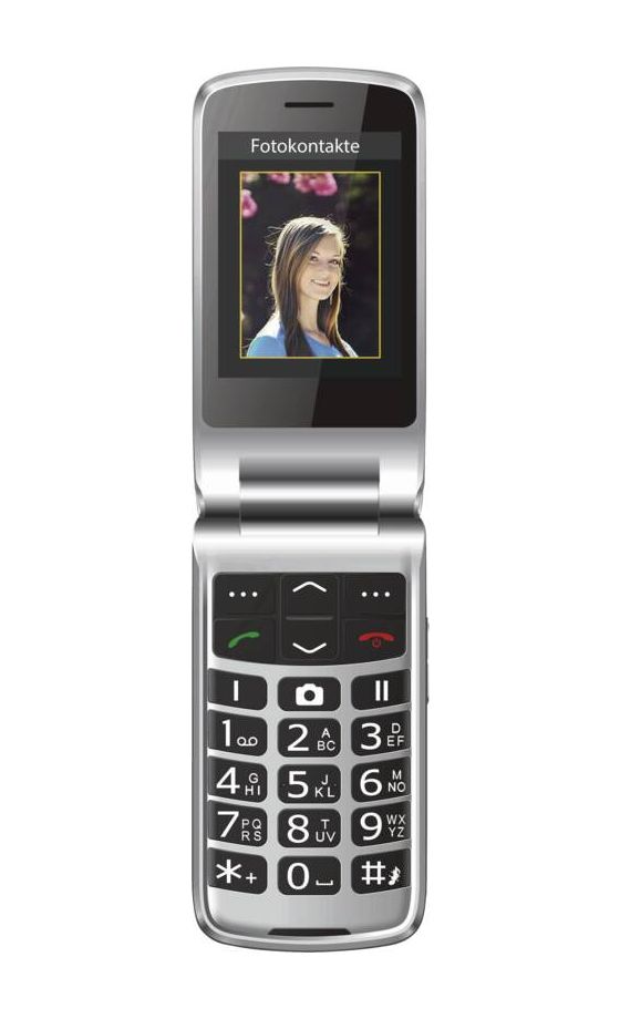 SL645 Smartphone 7,11 cm (2.8 Zoll) 3 MP Single SIM  (Schwarz, Silber) 
