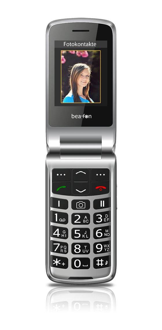 SL645 plus 2G Smartphone 7,11 cm (2.8 Zoll) 3 MP Single SIM  (Schwarz, Silber) 