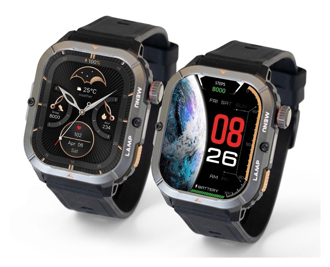 Watch Legion 3 Smartwatch Quadratisch  (Schwarz) 