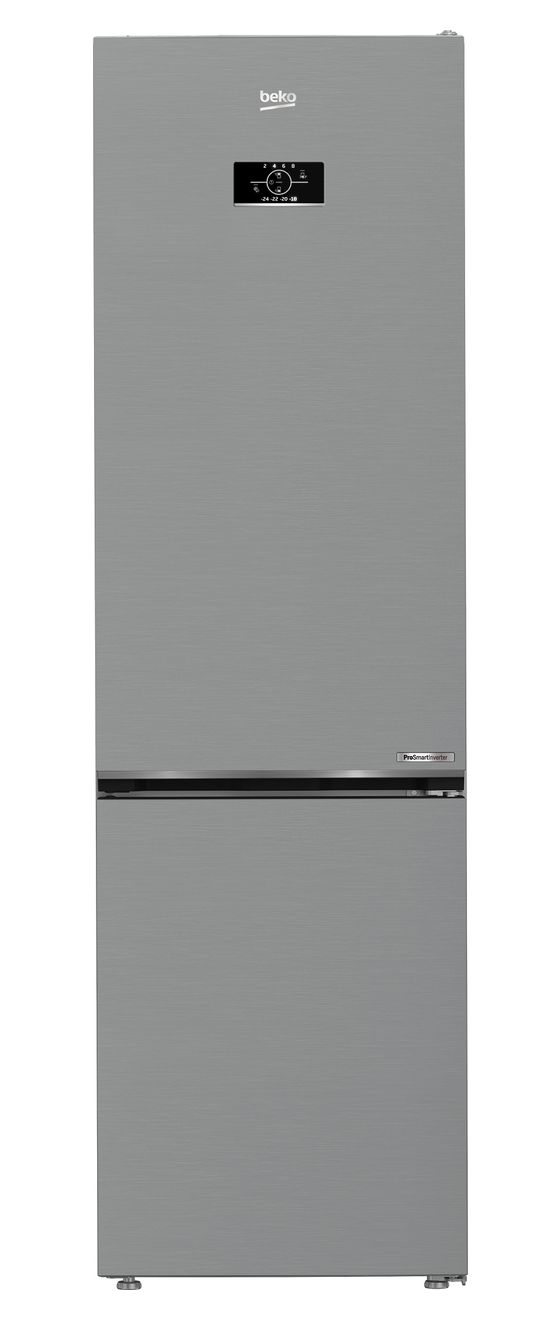 B5RCNE405HXB 249 l / 106 l Kühl-Gefrierkombi freistehend NoFrost 205 kWh Jahr  (Metallisch) 