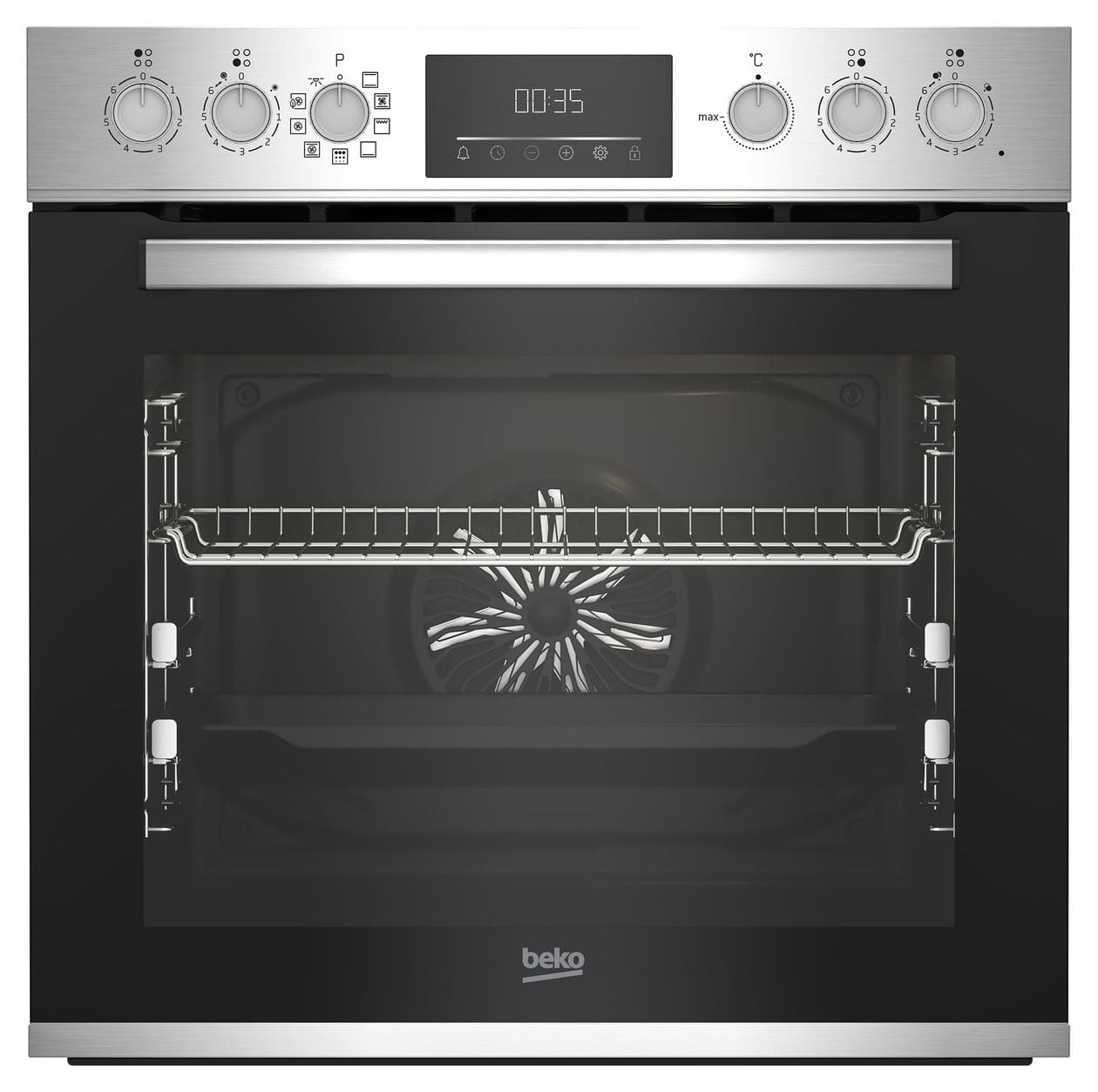 BBUM12320XMPE Herdset groß SteamShine mit 60 cm Glaskeramikkochfeld 