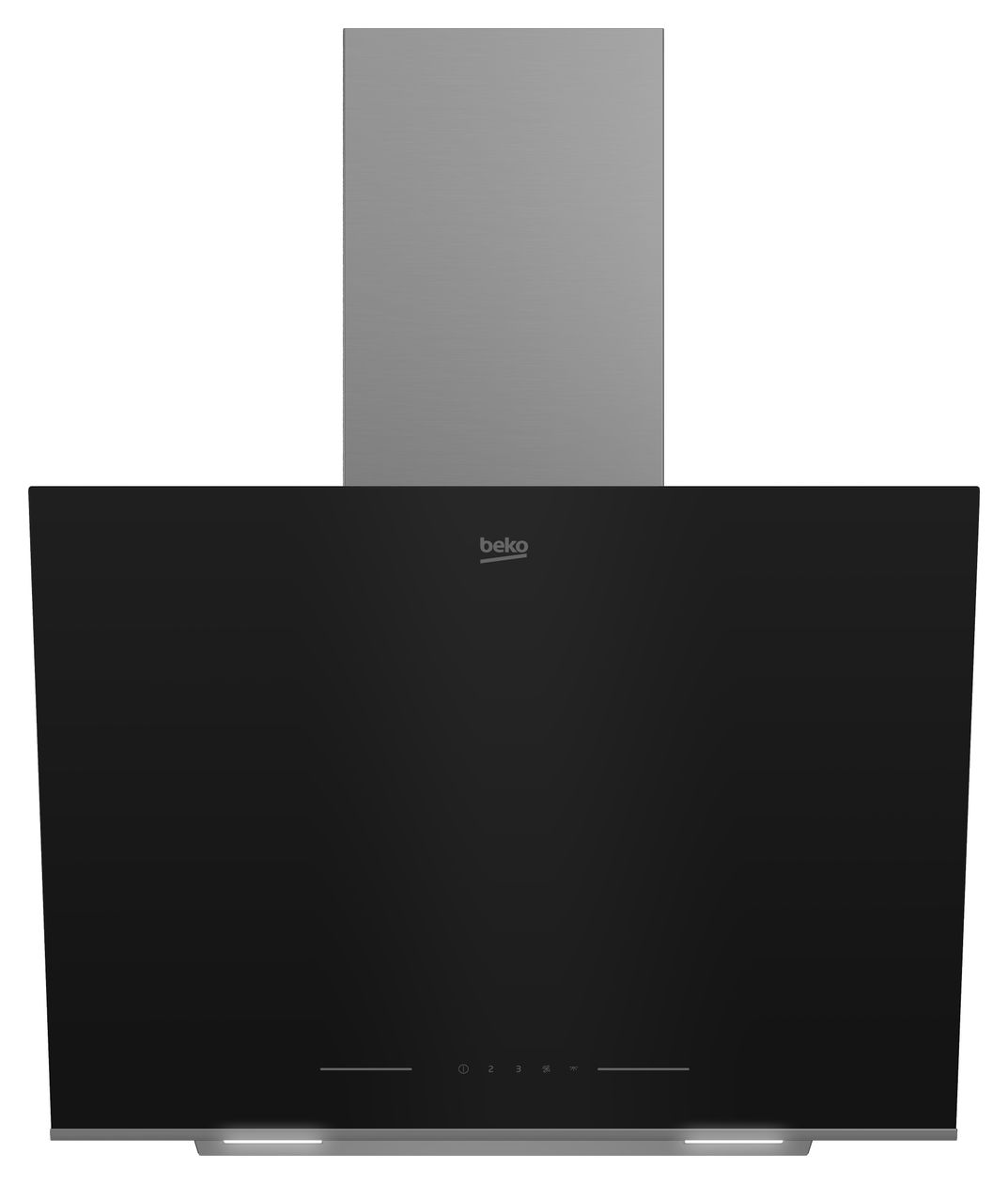BHCA66641BBHS Abluft/Umluft Dunstabzugshaube/Esse Wand 60 cm (Schwarz) 