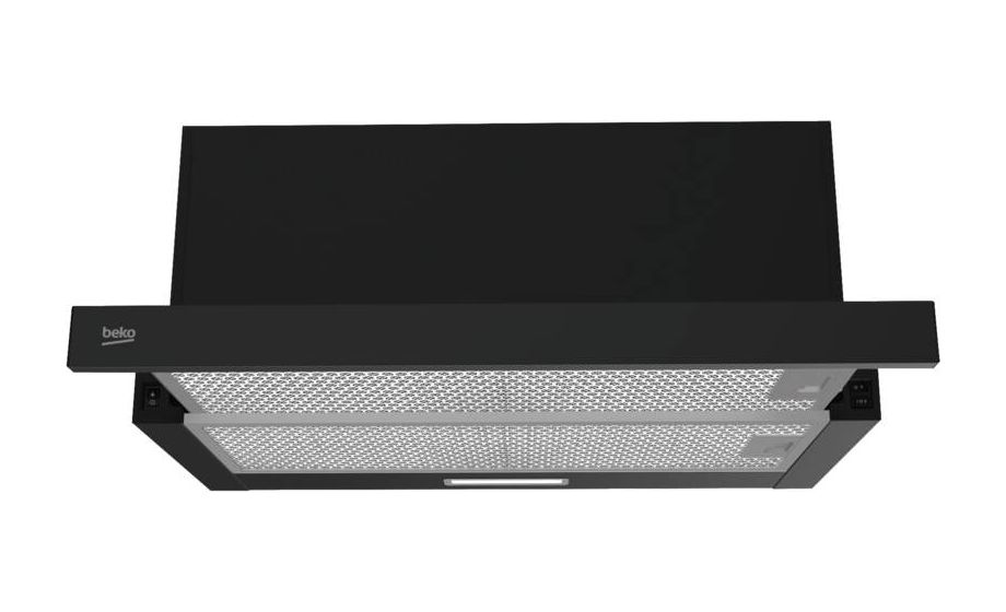 HNT61520BH Abluft/Umluft Dunstabzugshaube/Esse Einbau 60 cm (Schwarz) 
