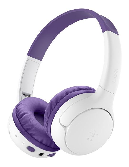 SoundForm Mini 2 On-Ear Bluetooth Kopfhörer kabelgebunden/kabellos  (Weiß, Violett) 