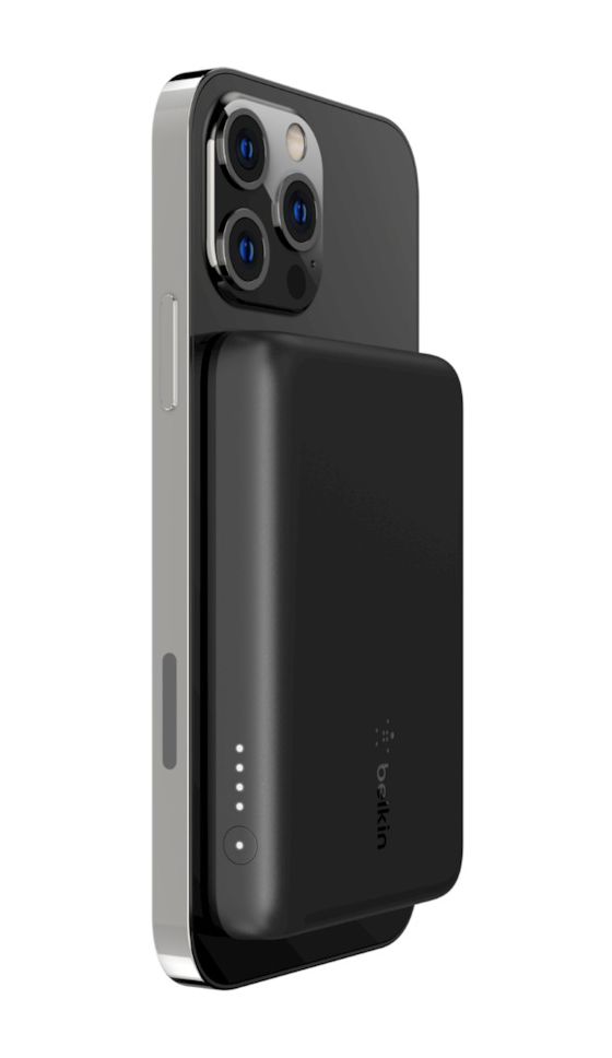 BoostCharge BPD002 2500 mAh Powerbank USB Typ-C Kabelloses Laden  (Schwarz) 