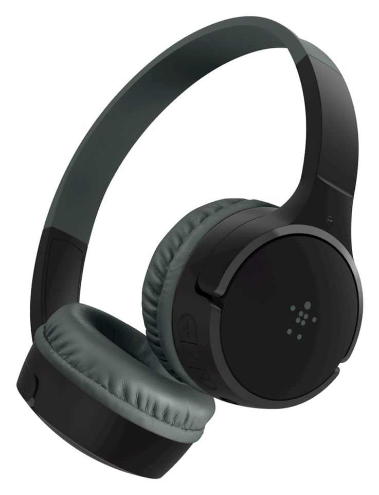 SoundForm Mini Ohraufliegender Bluetooth Kopfhörer kabelgebunden&kabellos 30 h Laufzeit (Schwarz) 