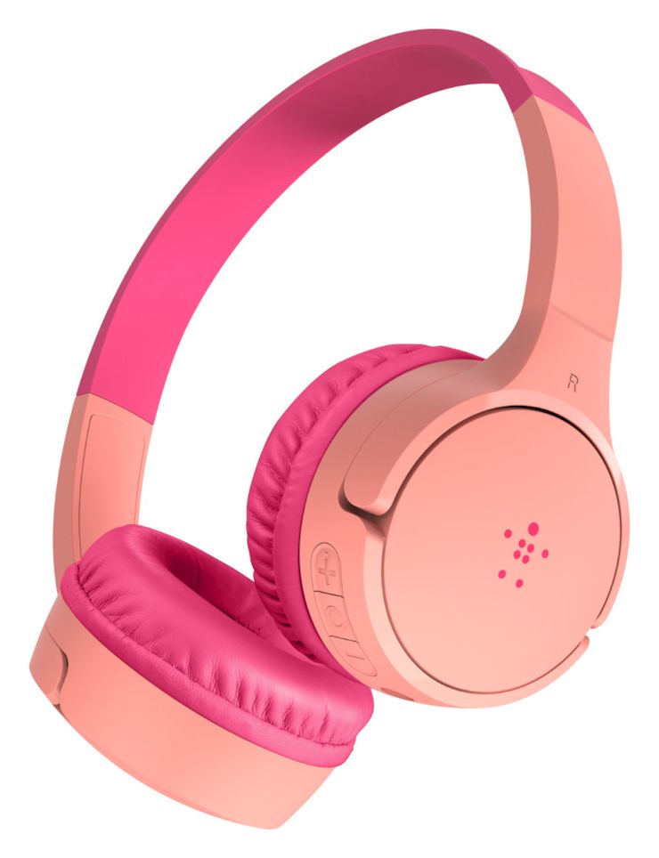 SoundForm Mini Ohraufliegender Bluetooth Kopfhörer kabelgebunden&kabellos 30 h Laufzeit (Pink) 