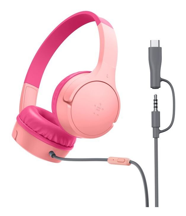 SoundForm Mini Over Ear Kopfhörer Kabelgebunden USB Typ-C  (Pink) 