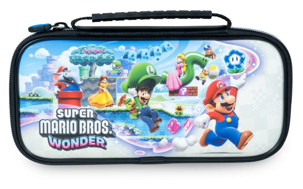 Nintendo Switch OLED Game Traveler Deluxe Travel Case Mario Bros. Wonder 