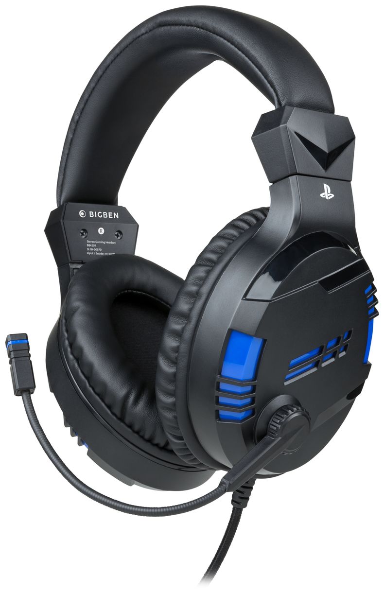 Gaming Headset Gaming Kopfhörer Kabelgebunden (Schwarz, Blau) 