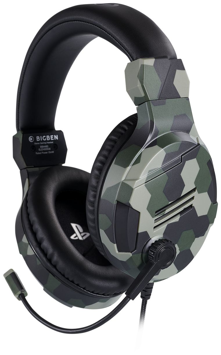 Gaming Headset V3 PS4 Gaming Kopfhörer Kabelgebunden (Camouflage) 