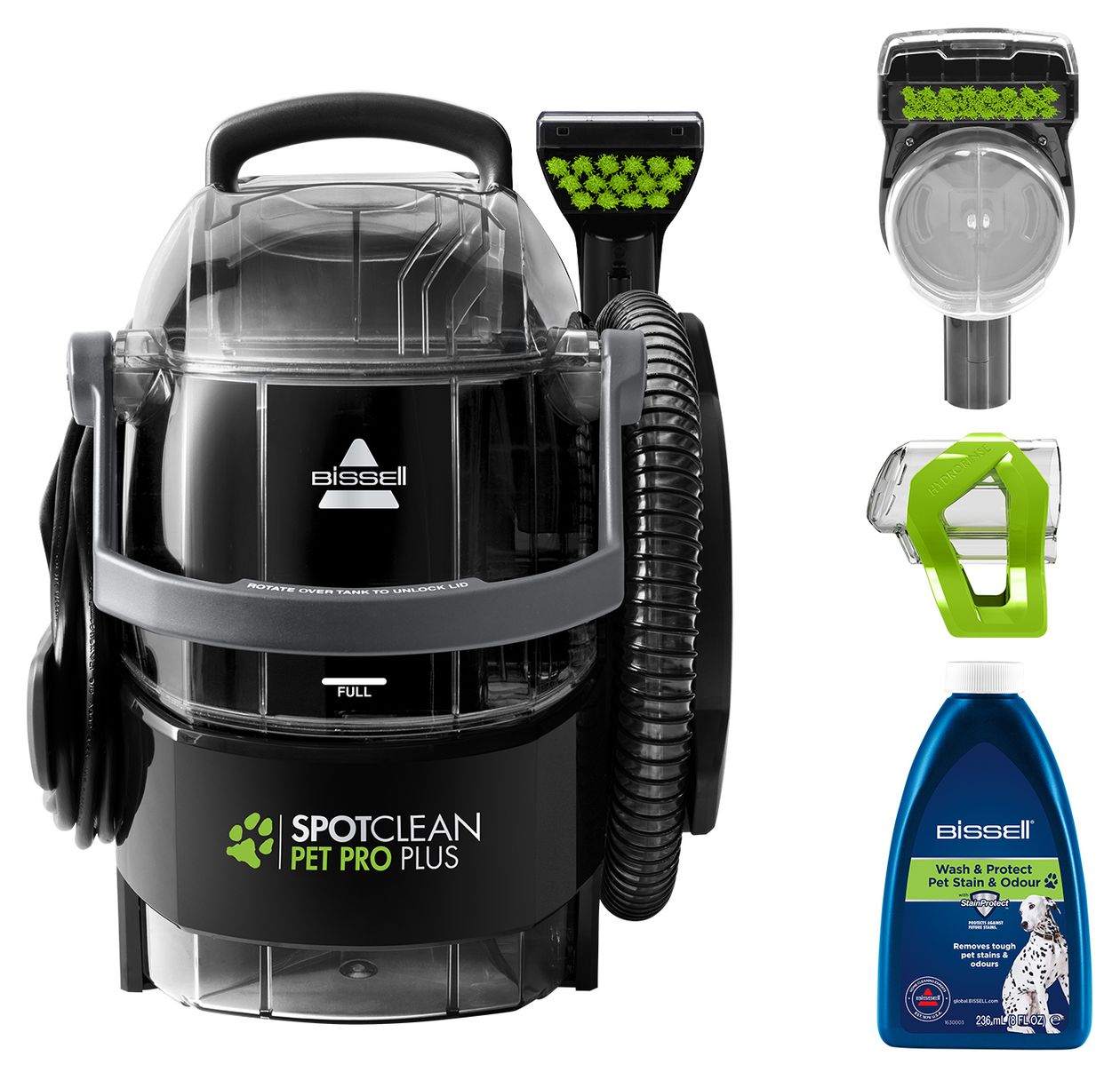37252 SpotClean Pet Pro Plus Naß-/Trockensauger bis 2,2 l Schmutzwasser 