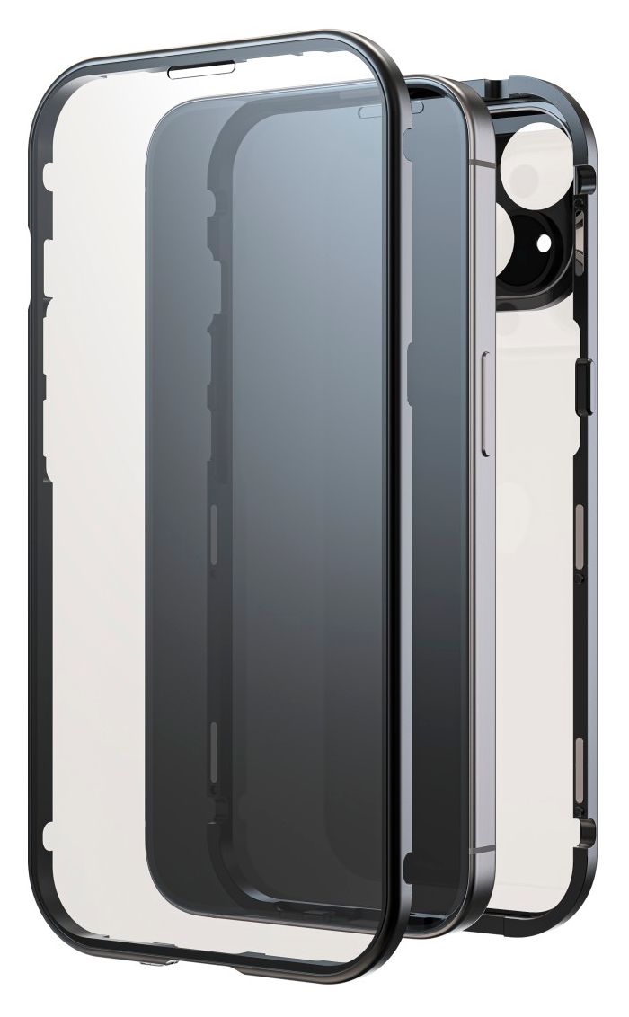 221253 Rückseiten-/Bildschirmschutz Metall, Kunststoff, Gehärtetes Glas 9H für  Apple iPhone 15 Kratzresistent 