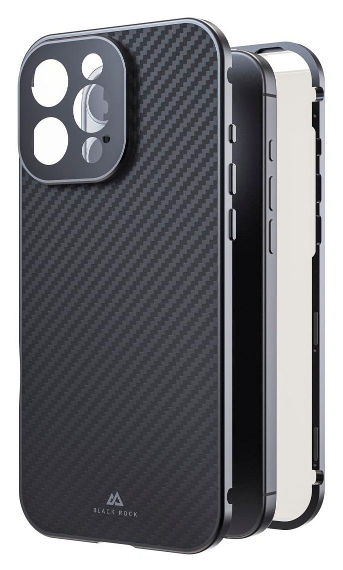 360° Glass für Apple iPhone 16 Pro Max  (Karbon, Grau) 