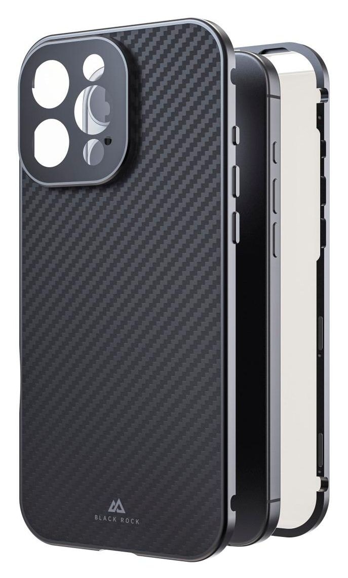 360 Grad Glass für Apple iPhone 16 Pro Max  (Karbon/Grau) 
