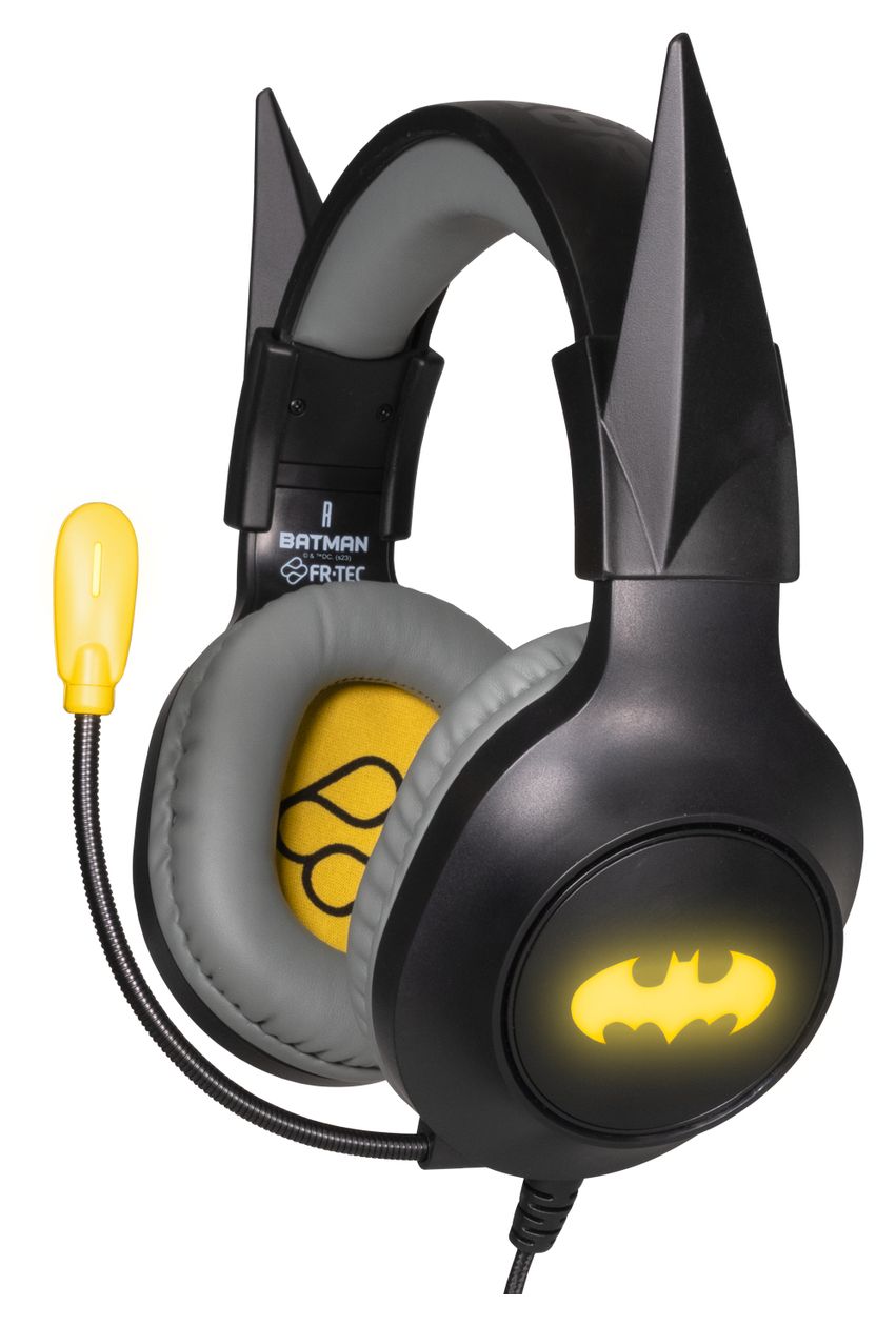 DC Batman Knochenschall Kopfhörer Kabelgebunden  (Schwarz, Gelb) 