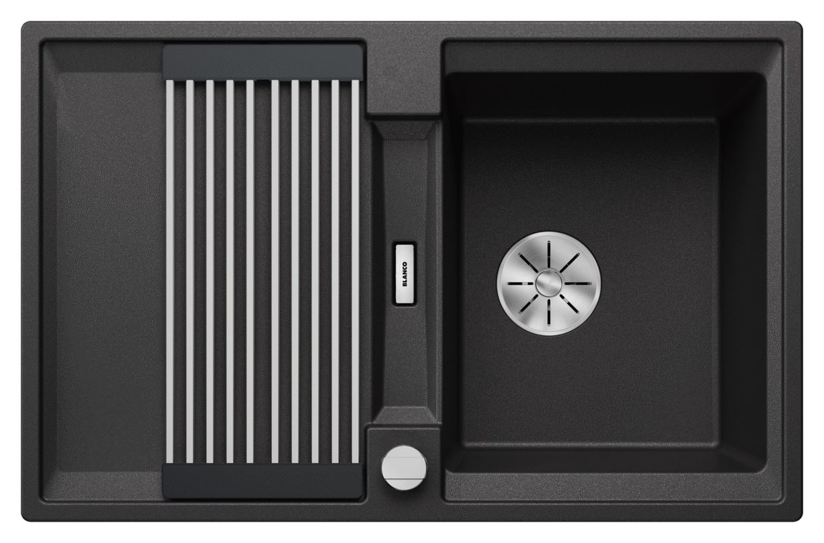ADIRA 45 S Einbauspüle für 45 cm Unterschrank Silgranit 1 Becken  (Anthrazit) 