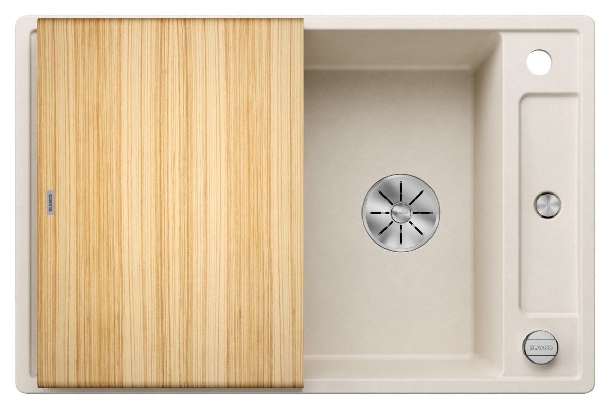 AXIA III 45 S Einbauspüle für 45 cm Unterschrank Silgranit 2 Becken  (Weiß) 