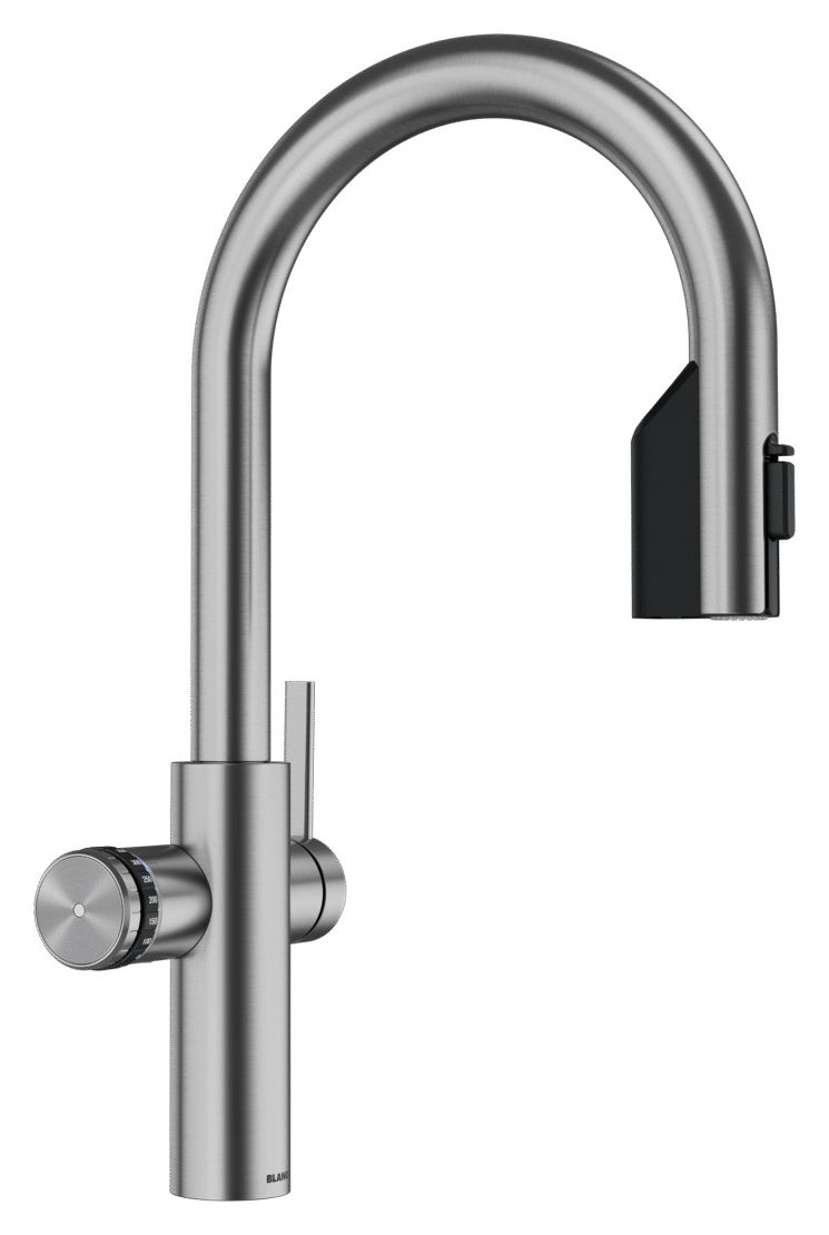 CHOICE Icona C Küchenarmatur  (Schwarz/Edelstahl) 