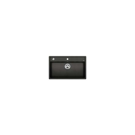 DALAGO 8-F Flächenbündige Spüle für 80 cm Unterschrank 1 Becken  (Silber) 