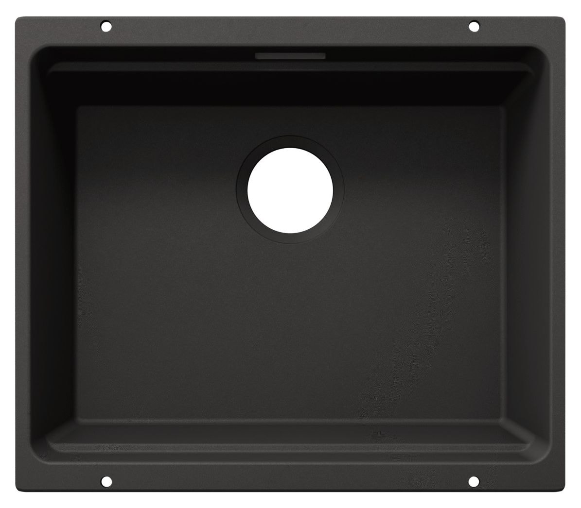 ETAGON 500-U Unterbauspüle für 60 cm Unterschrank Silgranit 1 Becken  (Grau) 
