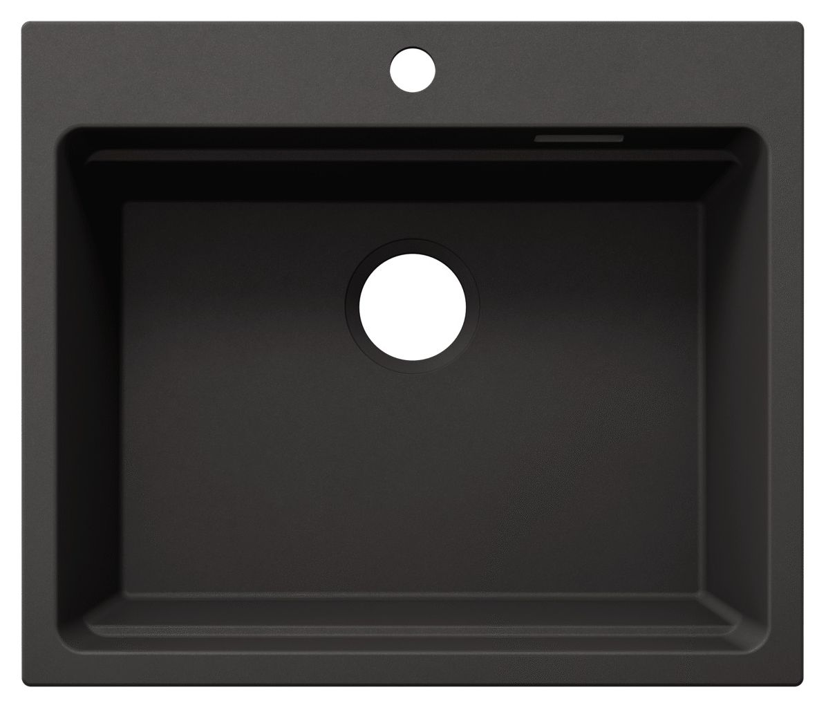 ETAGON 6 Einbauspüle für 60 cm Unterschrank Silgranit 1 Becken  (Grau) 