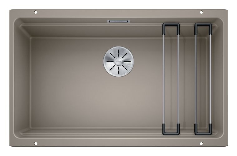 ETAGON 700-U Unterbauspüle für 80 cm Unterschrank Silgranit 1 Becken  (Braun) 