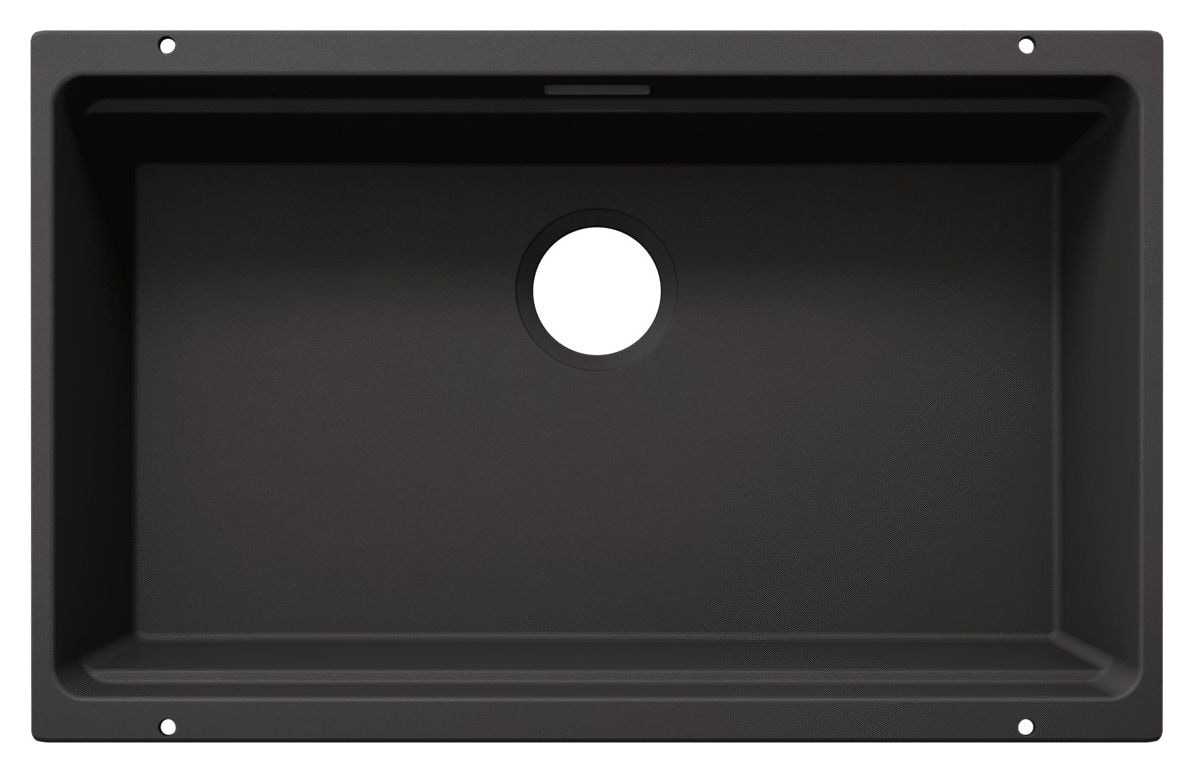 ETAGON 700-U Unterbauspüle für 80 cm Unterschrank Silgranit 1 Becken  (Grau) 