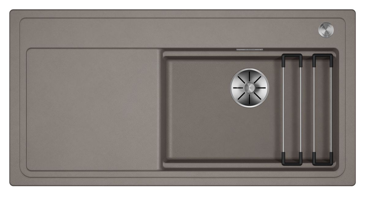 ETAGON XL 6 S Einbauspüle für 60 cm Unterschrank Silgranit 1 Becken  (Braun) 