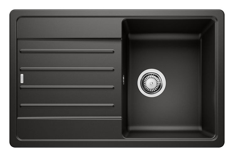 LEGRA 45 S Einbauspüle für 45 cm Unterschrank Silgranit 1 Becken  (Schwarz) 