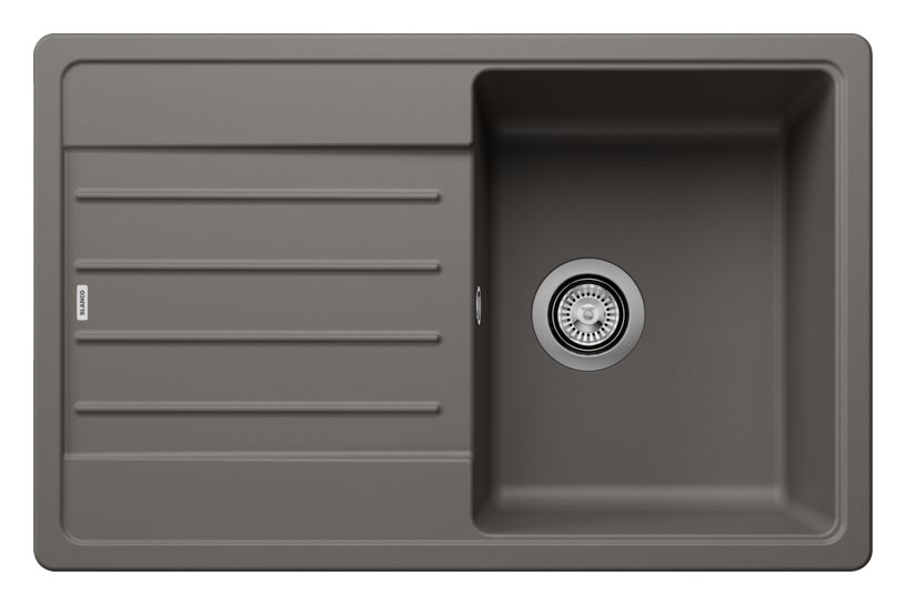 LEGRA 45 S Einbauspüle für 45 cm Unterschrank Silgranit 1 Becken  (Grau) 