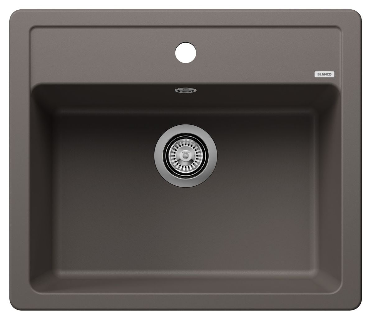LEGRA 6 Einbauspüle für 60 cm Unterschrank Silgranit 1 Becken  (Grau) 
