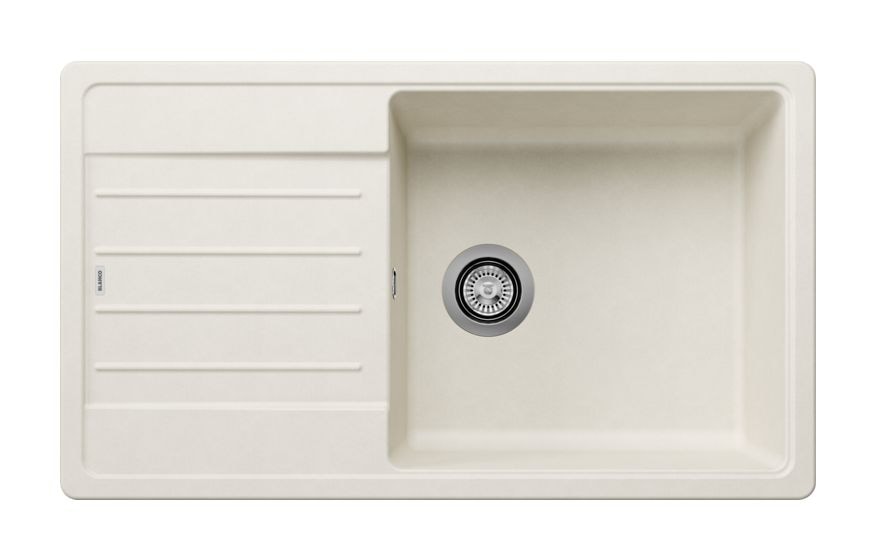 LEGRA XL 6 S Einbauspüle für 60 cm Unterschrank Silgranit 1 Becken  (Weiß) 